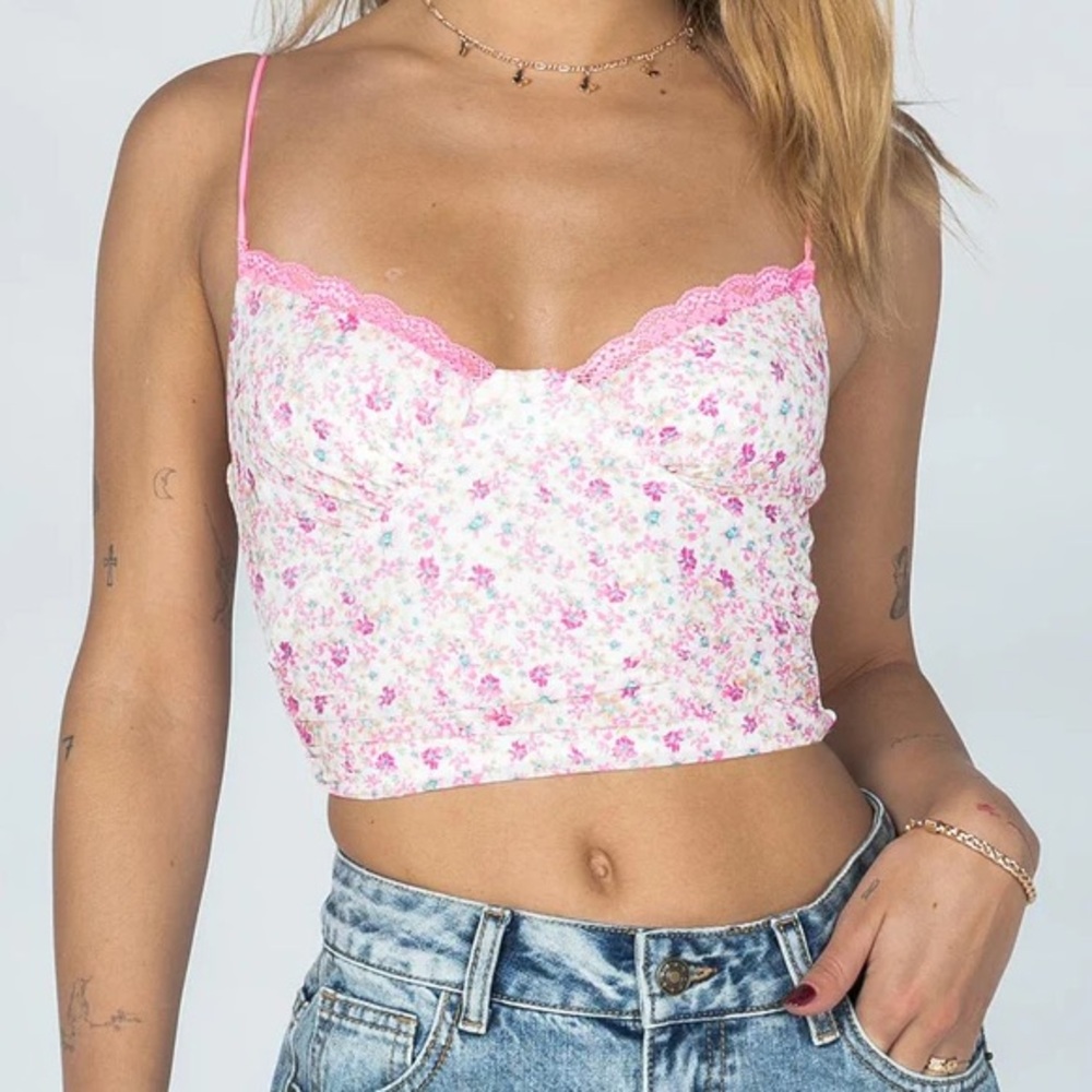 Princess Polly Pink Casper Top